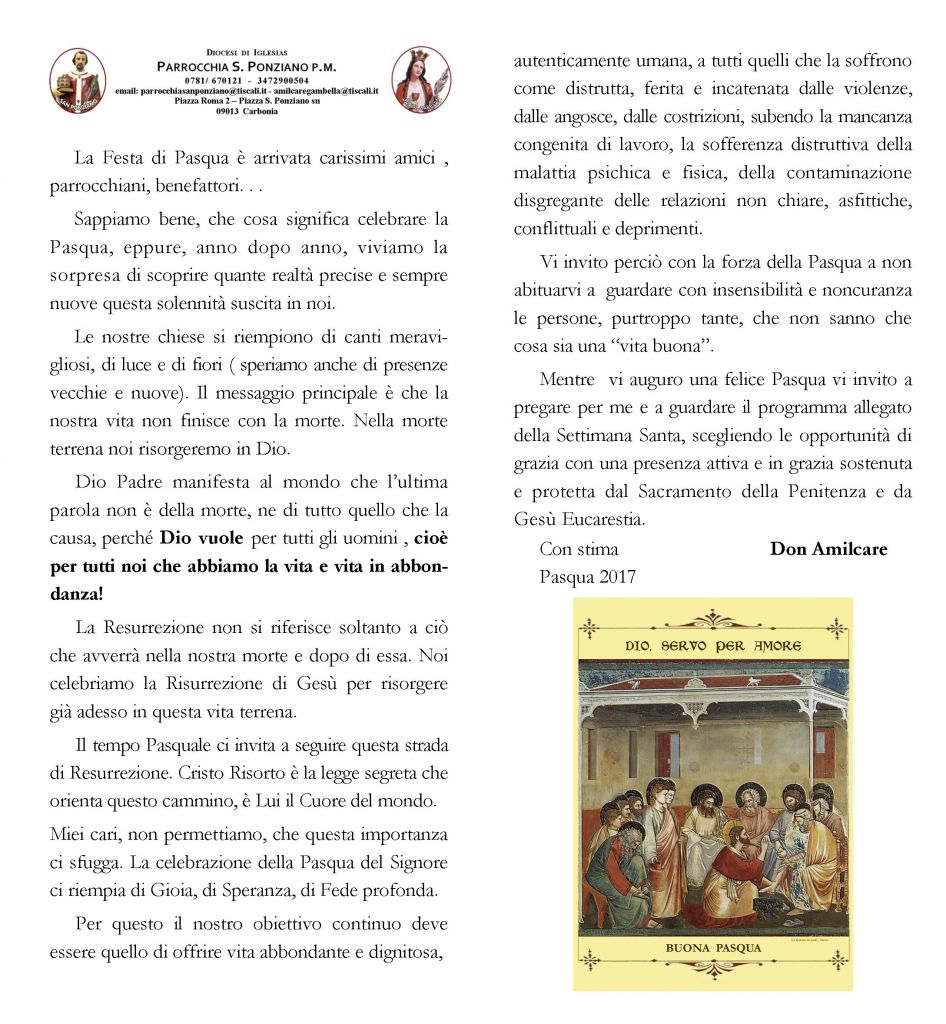 circolare pasqua 2017