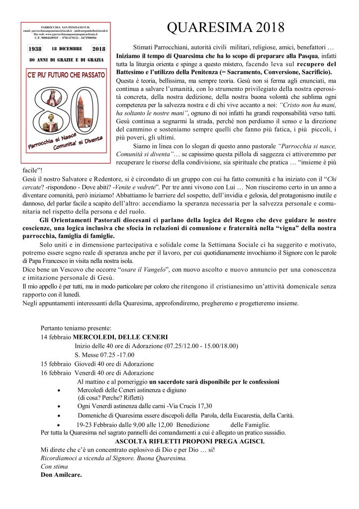 locandina quaresima 2